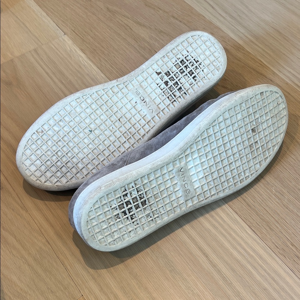 Women’s Suede Slip-On Mules - Grayge suede & shearling inside size 7.5 - Picture 7 of 8
